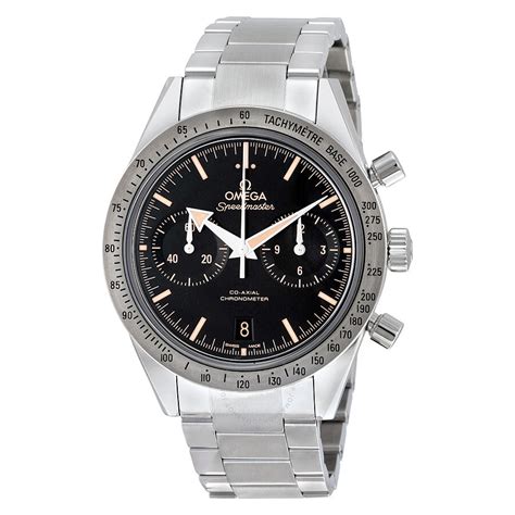 men's stainless steel omega speedmaster automatic chronometer